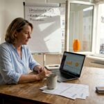 Ein Inhaber eines kleinen Unternehmens analysiert die verschiedenen Stationen, die Kunden während ihres Einkaufs durchlaufen, um das Kundenerlebnis zu optimieren.